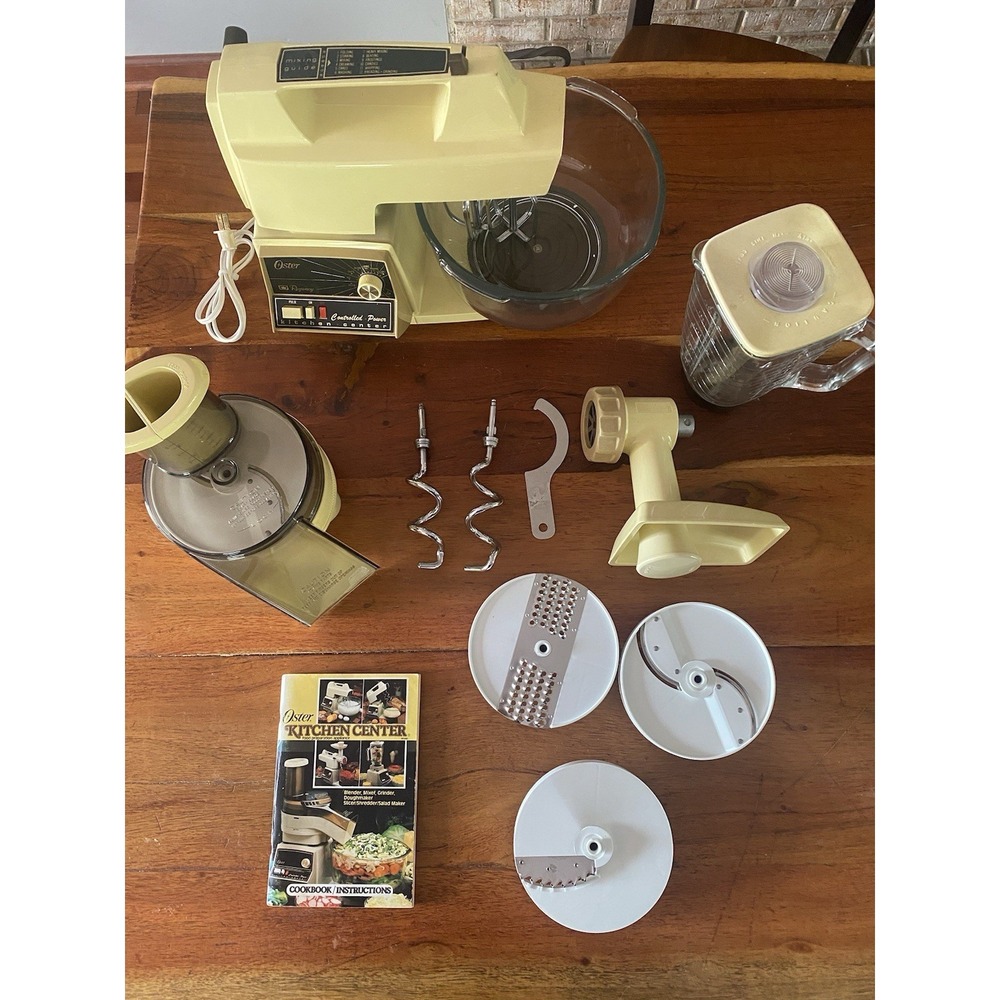 Oster Regency Kitchen Center. Mixer, Blender and Food Processor Set Works Great!